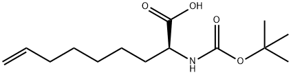 8-Nonenoic acid, 2-[[(1,1-dimethylethoxy)carbonyl]amino]-, (2S)-