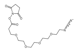 N3-PEG4-CH2CH2COONHS Ester 