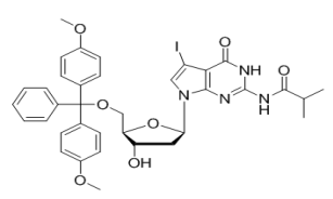 5'-O-TBS-N2-iBu-7-iodo-7-deaza-2'-deoxyguanosine