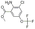 2-AMINO-3-CHLORO-5-(TRIFLUOROMETHOXY)BENZOIC ACID METHYL ESTER