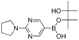 2-(PYRROLIDIN-1-YL)PYRIMIDINE-5-BORONIC ACID PINACOL ESTER