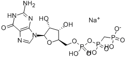 BETA,GAMMA-METHYLENEGUANOSINE 5'-TRIPHOSPHATE SODIUM SALT