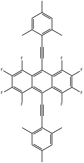 1,2,3,4,5,6,7,8-Octafluoro-9,10-bis(mesitylethynyl)anthracene