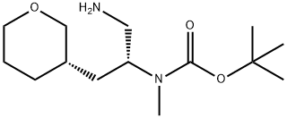 N-[(1R)-1-(Aminomethyl)-2-[(3S)-tetrahydro-2H-pyran-3-yl]ethyl]-N-methylcarbamic acid tert-butyl ester