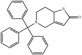 5,6,7,7a-Tetrahydro-5-(triphenylmethyl)thieno[3,2-c]pyridinone