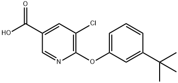 3-pyridinecarboxylic acid, 5-chloro-6-[3-(1,1-dimethylethy
