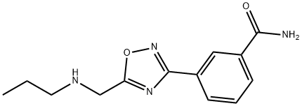 3-{5-[(propylamino)methyl]-1,2,4-oxadiazol-3-yl}benzamide