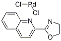 Dichloro[2-(4,5-dihydro-2-oxazolyl)quinoline]palladium(II)