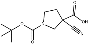 1-[(tert-butoxy)carbonyl]-3-cyanopyrrolidine-3-carboxylic acid
