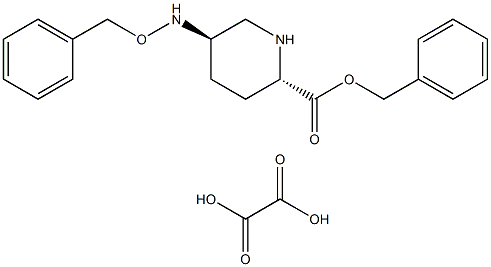 Benzyl (2S,5R)-5-[(benzyloxy)amino]piperidine-2-carboxylate ethanedioate