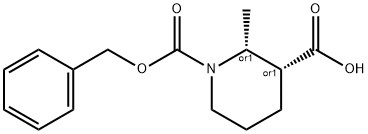 (2R,3R)-rel-1,3-Piperidinedicarboxylic acid, 2-methyl-, 1-(phenylmethyl) ester