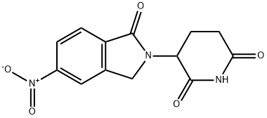 2,6-Piperidinedione, 3-(1,3-dihydro-5-nitro-1-oxo-2H-isoindol-2-yl)-