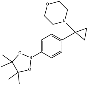 Morpholine, 4-[1-[4-(4,4,5,5-tetraMethyl-1,3,2-dioxaborolan-2-yl)phenyl]cyclopropyl]-