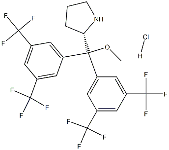 (S)-2-{Bis[3,5-bis(trifluoromethyl)phenyl]methoxy-methyl}pyrrolidine hydrochloride
		
	