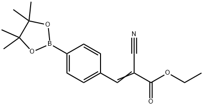 2-Cyano-3-[4-(4,4,5,5-tetramethyl-[1,3,2]dioxa-borolan-2-yl)-phenyl]-acrylic acid ethyl ester