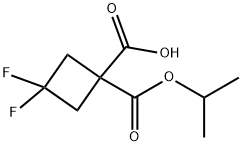 3,3-Difluorocyclobutane-1,1-dicarboxylic 1-isopropyl ester