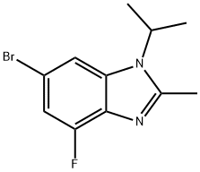 6-Bromo-4-fluoro-1-isopropyl-2-methyl-1H-benzo[d]imidazole