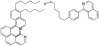 Tris[(4-n-hexylphenyl)isoquinoline]iridium (III)