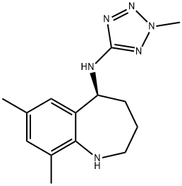 (S)-7.9-dimethyl-N-(2-methyl-2H-tetrazol-5-yl)-2.3.4.5-tetrahydro-1H-benzo[b]azepin-5-amine