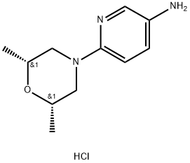 6-((2R,6S)-2,6-dimethylmorpholino)pyridin-3-amine hydrochloride