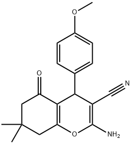 2-amino-4-(4-methoxyphenyl)-7,7-dimethyl-5-oxo-5,6,7,8-tetrahydro-4H-chromene-3-carbonitrile