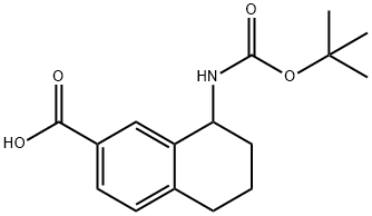 8-((tert-Butoxycarbonyl)amino)-5,6,7,8-tetrahydronaphthalene-2-carboxylic acid
