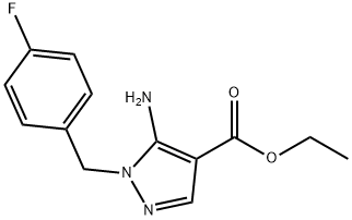 ethyl 5-amino-1-(4-fluorobenzyl)-1H-pyrazole-3-carboxylate