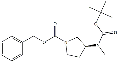 benzyl (3s)-3-{[(tert-butoxy)carbonyl](methyl)amino}pyrrolidine-1-carboxylate