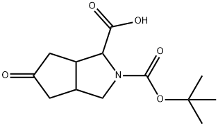 2-Boc-5-oxo-octahydro-cyclopenta[c]pyrrole-1-carboxylic acid