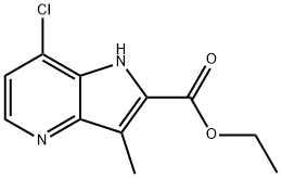 1H-Pyrrolo[3,2-b]pyridine-2-carboxylic acid, 7-chloro-3-Methyl-, ethyl ester
