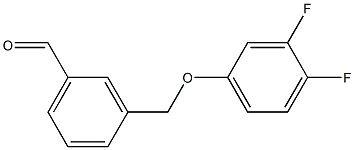 3-[(3,4-difluorophenoxy)methyl]benzaldehyde