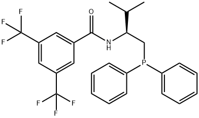 N-[(1S)-1-
[(diphenylphosphino)methyl]-2-methylpropyl]-
3,5-bis(trifluoromethyl)-Benzamide