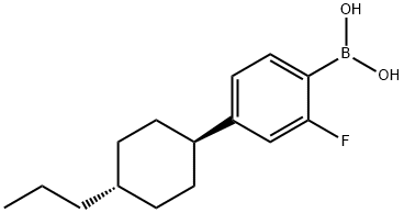 2-Fluoro-4-(trans-propylcyclohexyl)phenyl boronic acid