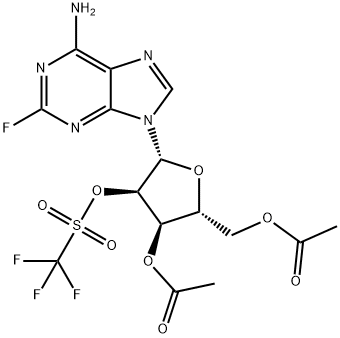 3’,5’-Di-O-acetyl-2-fluoro-2’-O-trifluoro-methanesulfonyladenosine