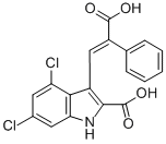 (Z)-2-CARBOXY-4,6-DICHLOROINDOLE-3-(2'-PHENYL-2'-CARBOXY)-ENE