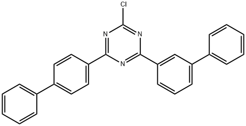 2-Biphenyl-3-yl-4-biphenyl-4-yl-6-chloro-[1,3,5]triazine