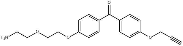 (4-(2-(2-Aminoethoxy)ethoxy)phenyl)(4-(prop-2-yn-1-yloxy)phenyl)methanone