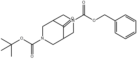 3-benzyl 7-tert-butyl 9-oxo-3,7-diaza-bicyclo[3.3.1]nonane-3,7-dicarboxylate