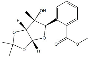 3-C-Methyl-1,2-O-(1-Methylethylidene)-5-benzoate-alpha-D-ribofuranose
