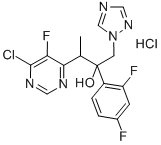 3-(6-Chloro-5-fluoropyrimidin-4-yl)-2-(2,4-difluorophenyl)-1-(1H-1,2,4-triazol-1-yl)butan-2-ol hydrochloride