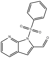 1-(phenylsulfonyl)-1H-pyrrolo[2,3-b]pyridine-2-carbaldehyde