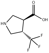 (3S,4S)-4-(trifluoromethyl)pyrrolidine-3-carboxylic acid