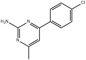 4-(4-CHLOROPHENYL)-6-METHYLPYRIMIDIN-2-AMINE