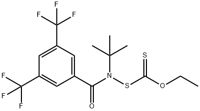 N-(tert-Butyl)-N-((ethoxycarbonothioyl)thio)-3,5-bis(trifluoromethyl)benzamide
