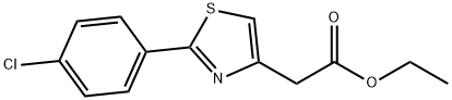 2-(4-chlorophenyl)-4-thiazoleacetic acid ethyl ester