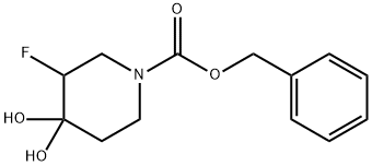 benzyl 3-fluoro-4,4-dihydroxypiperidine-1-carboxylate