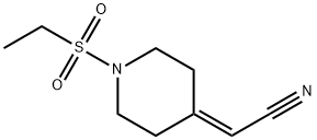 2-[1-(ethanesulfonyl)piperidin-4-ylidene]acetonitrile