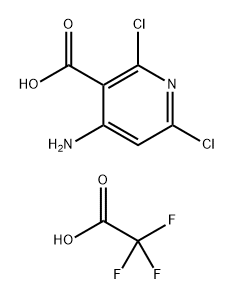 3-Pyridinecarboxylic acid, 4-amino-2,6-dichloro-, 2,2,2-trifluoroacetate (1:1)