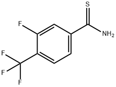 3-FLUORO-4-(TRIFLUOROMETHYL)BENZENECARBOTHIOAMIDE