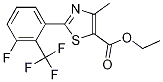 ETHYL 2-[3-FLUORO-(TRIFLUOROMETHYL)PHENYL]-4-METHYL-THIAZOLE-5-CARBOXYLATE